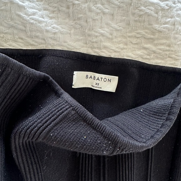 Aritzia Babaton Black Sculpt Knit Tube Top Size XS - Picture 4 of 4